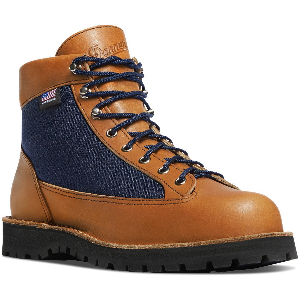 Botas Montaña Danner Hombre Mexico - Light Marrom/Azules - DCFVK0814